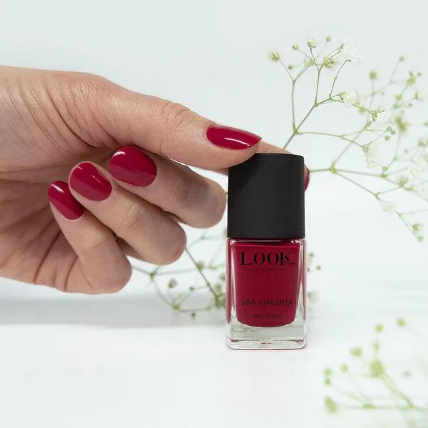Look To Go Look To Go • veganer Nagellack • ROSA & PINKTÖNE • 21-free & PETA approved, Viva magenta, – Produktbild 2 von 3