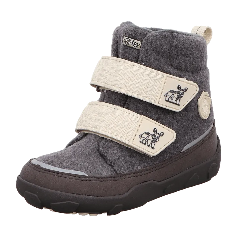 Affenzahn Affenzahn Klettstiefel für Mädchen, pink, Größe 21 EU, Grau, – Produktbild 1 von 7