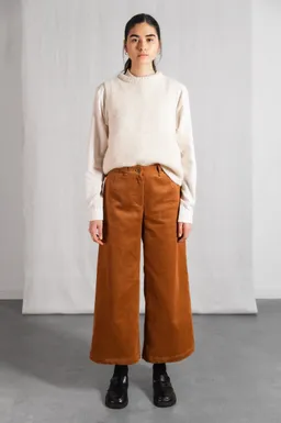 Jyoti - Fair Works Jyoti - Fair Works Damen vegan Culottes HEMAni Zimtbraun – Produktbild 1 von 1