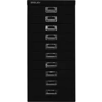 Bisley Schubladenschrank 10 Schübe, DIN A4 schwarz – Produktbild 1 von 1