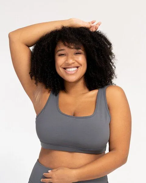 Lotuscrafts Lotuscrafts MIKO Bralette, Anthrazit, – Produktbild 1 von 4