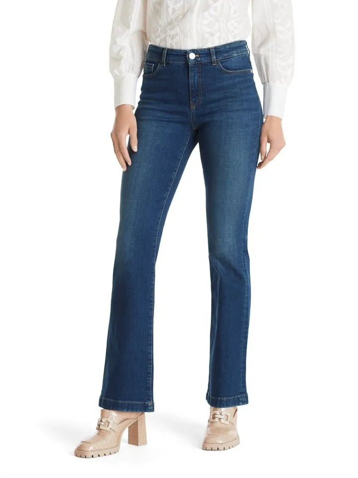 Marc Cain Marc Cain 5-Pocket-Jeans, Blau, – Produktbild 4 von 5