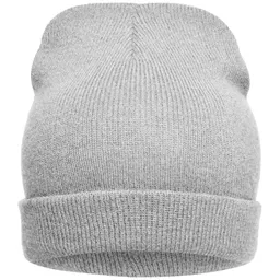 Myrtle Beach myrtle beach Sehr leichte Promotion Strickmütze mit Umschlag MB7112 Gr. one size light-grey-melange – Produktbild 1 von 1