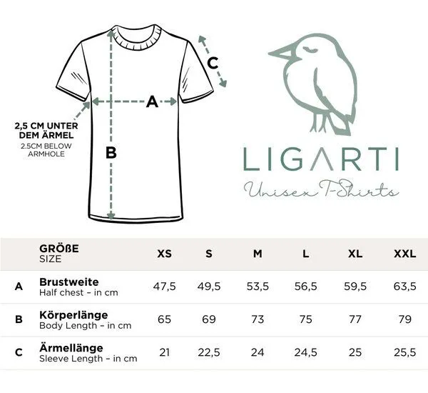 LIGARTI T-Shirt – Nils – LIGARTI Tiermanufaktur, Cremeweiß, – Produktbild 3 von 5