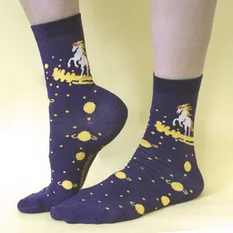 Fräulein Prusselise Fräulein Prusselise Sternen Pferd lila, bunt, Galaxie, astro bunt gemustert, Einhorn – Produktbild 1 von 1