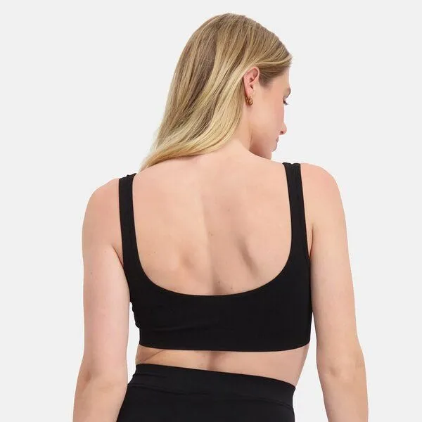 Bamboo Basics Bamboo Basics Nahtloser gepolsterter BH FLEUR mit Bambusviskose, Schwarz, – Produktbild 3 von 4