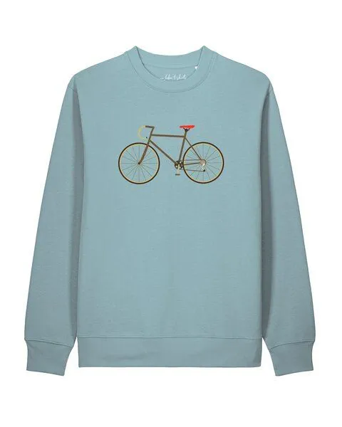 watapparel watapparel Sweatshirt Unisex Fahrrad, Pebble blue, – Produktbild 1 von 2