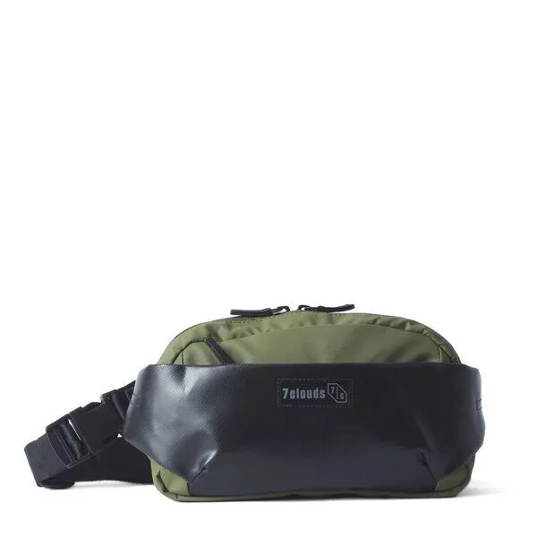 7clouds 7clouds Hüfttasche Hent 7.1, Black-mud green, – Produktbild 1 von 4