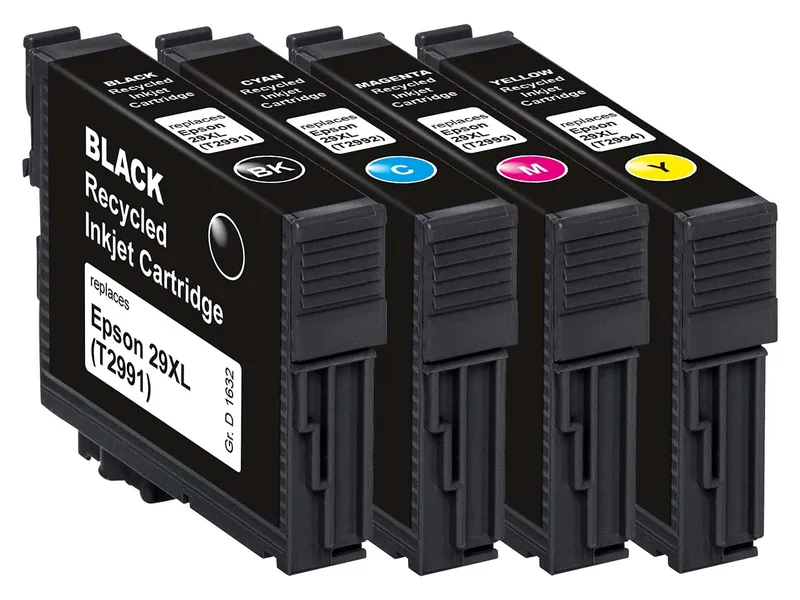 Memo memo Tintenpatronen ersetzt Epson T2996/ 29XL schwarz, cyan, magenta, gelb, 4er-Set – Produktbild 1 von 1
