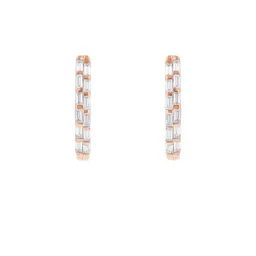 Eppi Eppi Runde Ohrringe mit Lab Grown Diamanten in Baguette-Form Hamish – Produktbild 1 von 1