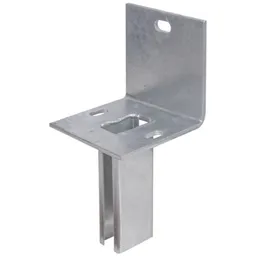 Alberts ALBERTS Pfostenträger für Zaunpf.Doppelstab-Gittermatten/L-Steine, anth, z.Aufschr., 120x120 – Produktbild 1 von 1