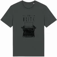 ilovemixtapes ilovemixtapes T-Shirt mit Schreibmaschine „Now write“ aus Bio-Baumwolle – fair & vegan – Produktbild 1 von 1