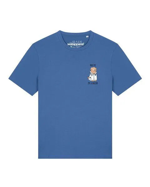 watapparel watapparel T-Shirt Unisex Dogtor, Mindful blue, – Produktbild 1 von 2