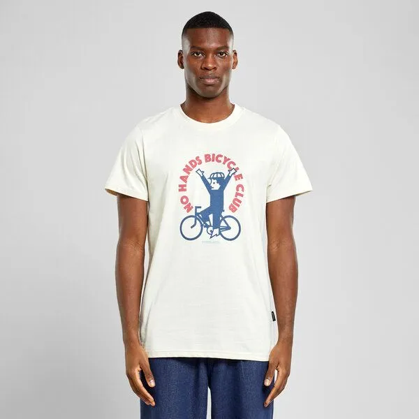 Dedicated DEDICATED Herren T-Shirt No Hands - Oat White – Produktbild 1 von 2