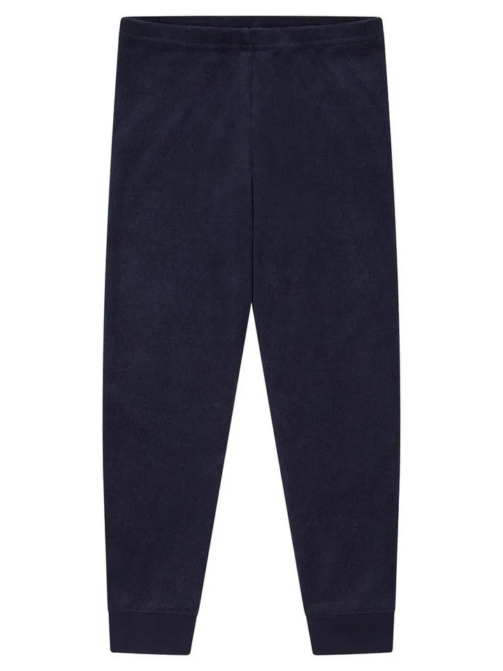 Schiesser Schiesser Pyjama Nightwear 1 (2 tlg) schlafanzug schlafmode bequem, Blau, – Produktbild 5 von 5