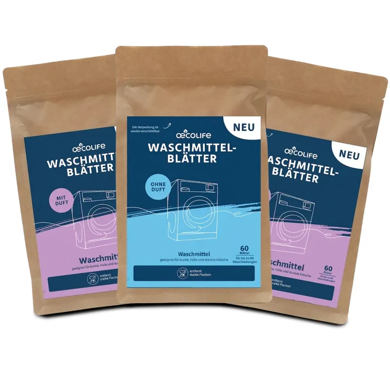 oecolife Waschmittel Blätter Set – Produktbild 1 von 1