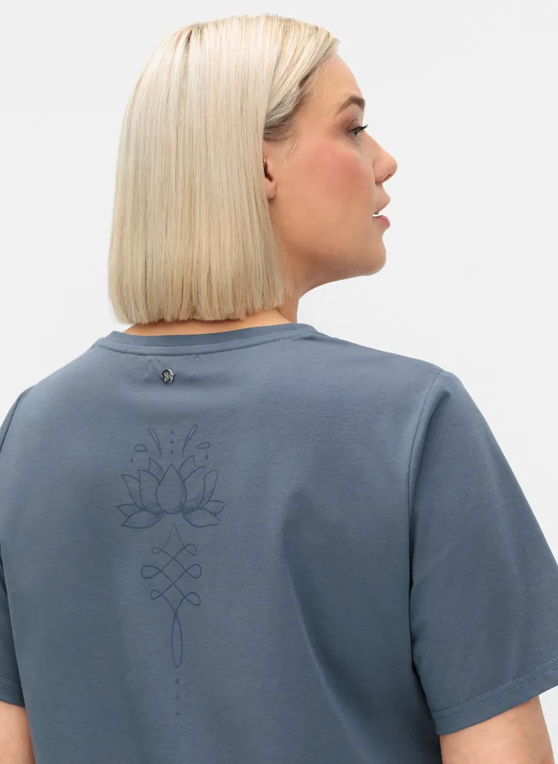 sheego Yogashirt, Rauchgrau, – Produktbild 2 von 2