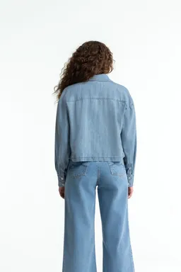 Kings Of Indigo Kings of Indigo Damen vegan Hemd Quinn Alabama Super Hellblau – Produktbild 1 von 1