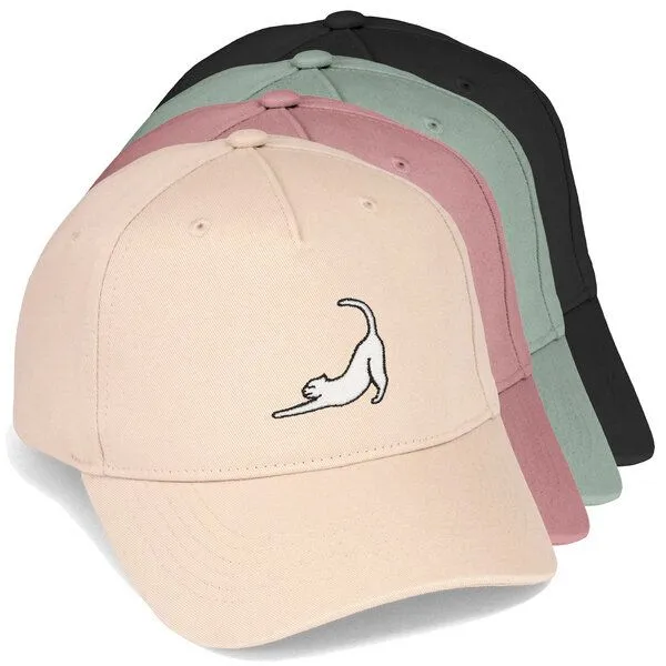 LIGARTI Bestickte Cap – Eloise die Katze – LIGARTI Tiermanufaktur, Sand, – Produktbild 2 von 4