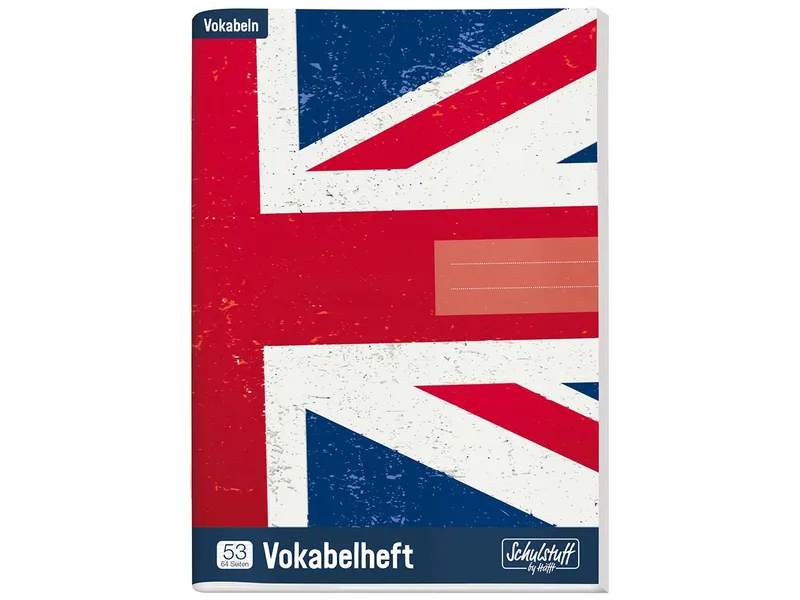 Häfft Häfft Schulstuff Vokabelheft DIN A5, Union Jack – Produktbild 1 von 1