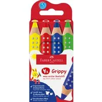 Faber-Castell Faber-Castell 4er-Set Buntstifte "Grippy", FSC-zertifiziert, sortiert – Produktbild 1 von 1