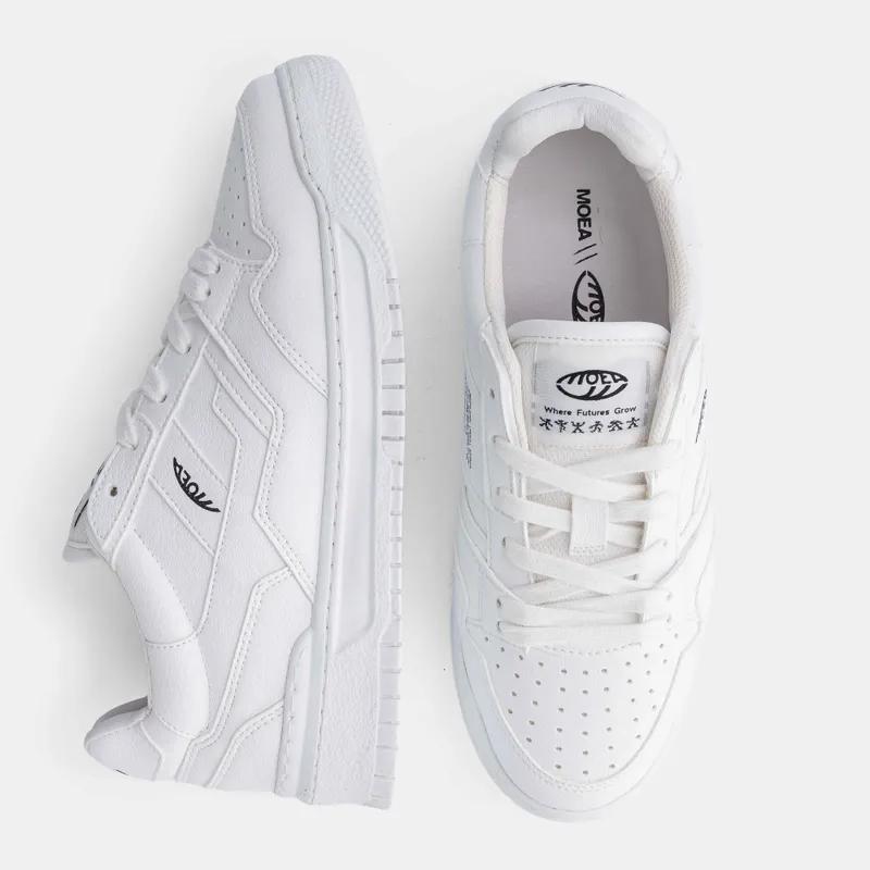 MoEa MoEa Herren vegan Sneaker Echo Full White Grnd Corn, Weiß, – Produktbild 2 von 2