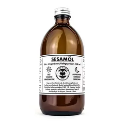 Two Hands BIO Two Hands BIO Sesamöl - Bio - Vegan - Kaltgepresst - 500 ml – Produktbild 1 von 1