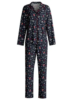 CALIDA CALIDA Pyjama Family & Friends Damen (2 tlg) durchgeknöpft, weich und wärmend – Produktbild 1 von 1