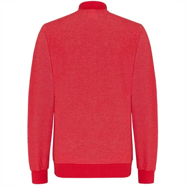 TAO Sportswear TAO Sportswear Herren Freizeitjacke FRÄNCKY aus Bio-Baumwolle, Rot, – Produktbild 4 von 4