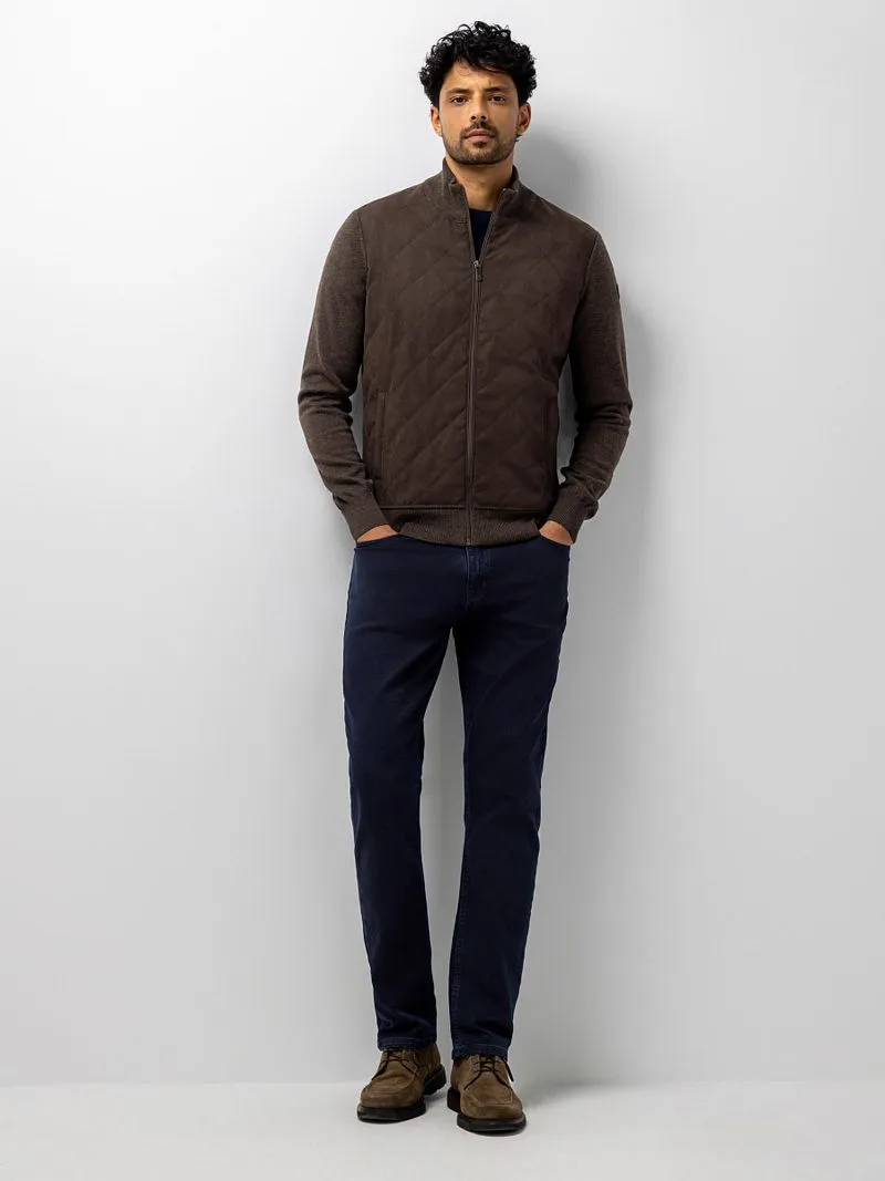 State of Art State Of Art Strickjacke Hybrid Braun - Größe L, Grau, – Produktbild 5 von 5
