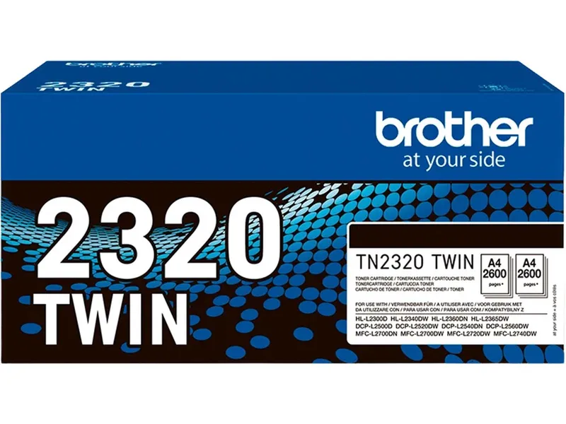 Brother Brother Doppelpack Tonerkartuschen TN-2320 schwarz – Produktbild 1 von 3
