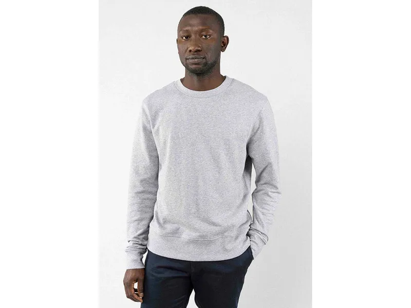 MELA Sweatshirt ADIL | von MELA | Fairtrade & GOTS zertifiziert, Grau melange, – Produktbild 1 von 5
