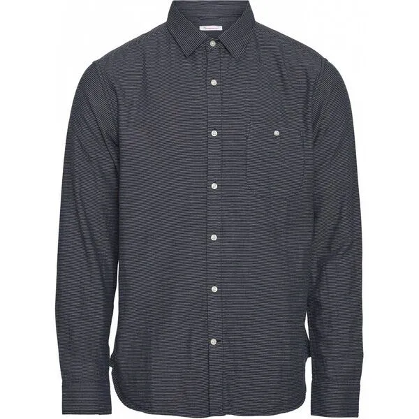 KnowledgeCotton Apparel KnowledgeCotton Apparel Larch Langarm Hemd double layer – Produktbild 1 von 1