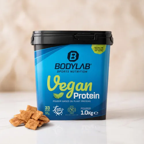Bodylab24 Vegan Protein - 1000g - Cinnamon Cereal – Produktbild 1 von 1