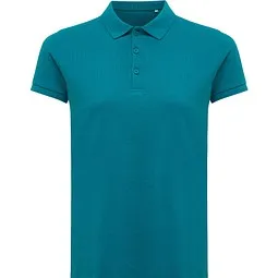 iqoniq Iqoniq Yosemite Damen Piqué-Poloshirt, verdigris, S – Produktbild 1 von 1
