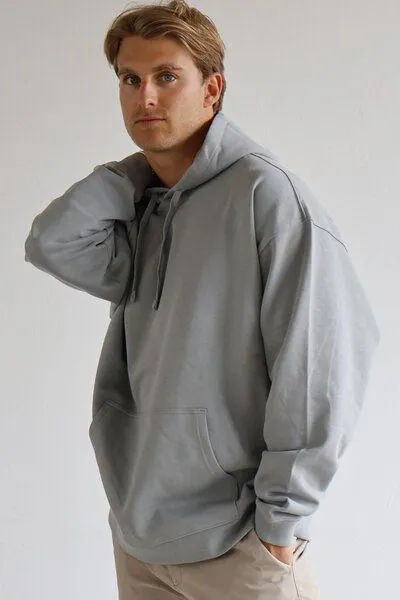 Kultgut Kultgut Biofair- SPORT ESSENTIALS HOODIE - Ultraweich / For all Day, Grau (stone), – Produktbild 1 von 4