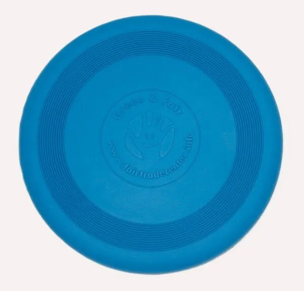 green&fair Green&Fair Frisbee aus Naturkautschuk, Blau, – Produktbild 1 von 3