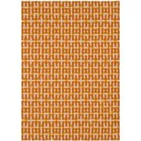 myfelt myfelt Filzkugelteppich Porto rechteckig, 100% Schurwolle, Orange (lucia), – Produktbild 1 von 1