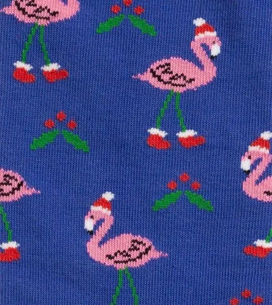 DillySocks DillySocks Kindersocken Lil Flamingo Fest aus Biobaumwoll-Mix, Blau, – Produktbild 2 von 4