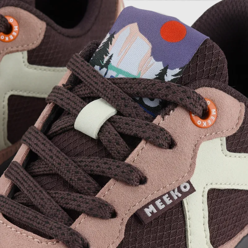 MEEKO MEEKO Herren vegan Sneakers Nanuk Grape, Violett, – Produktbild 2 von 2