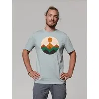 watapparel watapparel T-Shirt Unisex Geometric Landscape 2, Aloe, – Produktbild 1 von 1