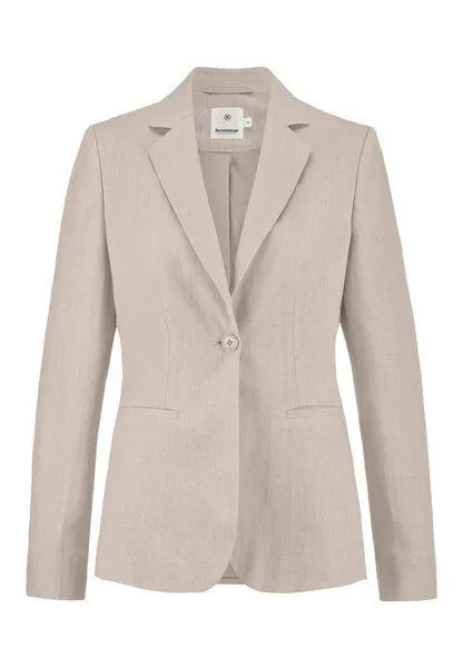 hessnatur hessnatur Blazer Regular aus reinem Leinen, Düne, – Produktbild 4 von 5