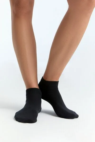 Evermind Evermind Unisex Sockchen, Schwarz (6er Pack) - G61101, Schwarz, – Produktbild 2 von 3