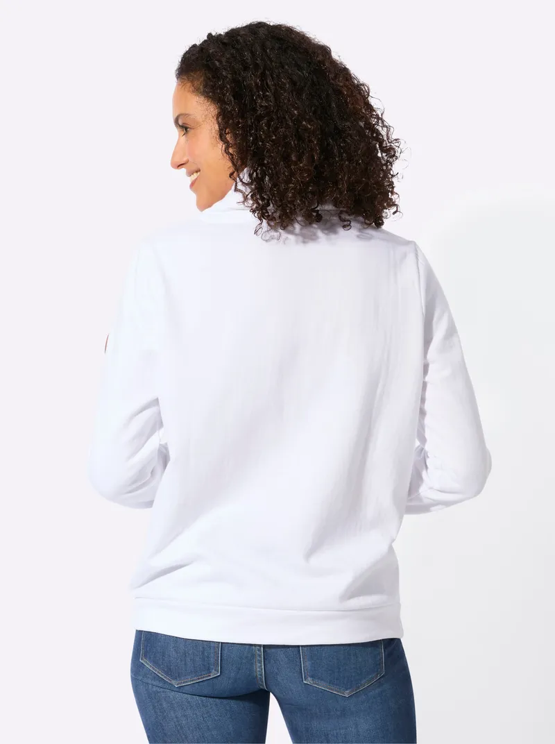 Witt Sweatshirt weiß, Weiß, – Produktbild 2 von 2