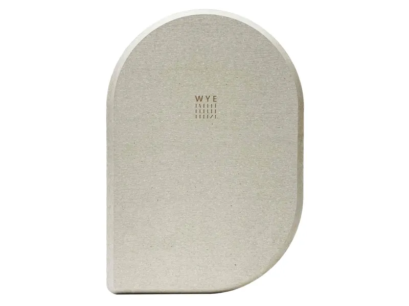 WYE WYE Schneidebrett "Curve" aus nachhaltigem Holzwerkstoff seidengrau Maße 26 x 18 x 1,9 cm – Produktbild 2 von 2