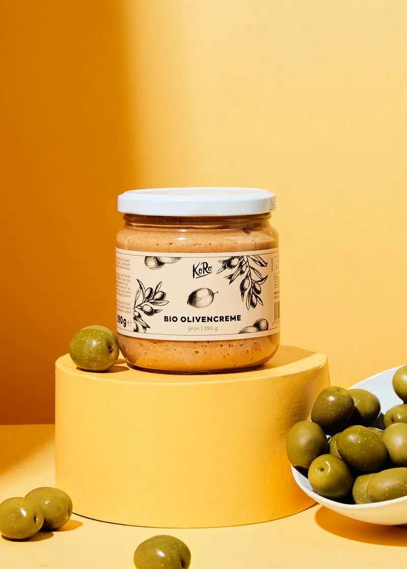KoRo Grüne Bio Olivencreme 6 x 380 g – Produktbild 2 von 5