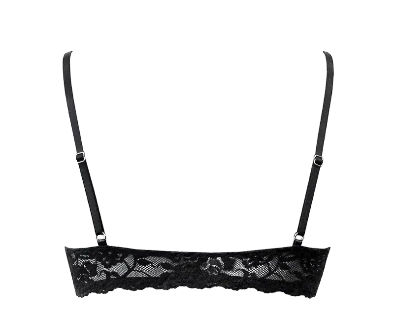 Anekdot Anekdot Damen vegan Bralette Amber, Schwarz, – Produktbild 1 von 2
