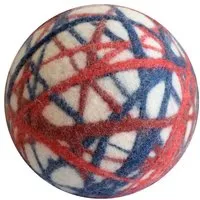 Lou-i Lou-i Filzball bunt Made in Germany - Weicher Spielball für drinnen – Produktbild 1 von 1