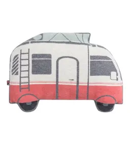 david fussenegger David Fussenegger Großes Kissen „Camper“, 33 x 43 cm aus Recycling-Baumwolle – Produktbild 1 von 1