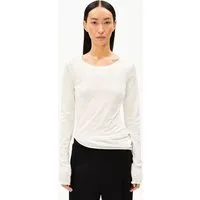 ARMEDANGELS ARMEDANGELS EINIAARA SOFT Damen Longsleeve aus Bio-Baumwolle, Off white, – Produktbild 1 von 1